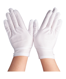 Ladies Short Gloves - White