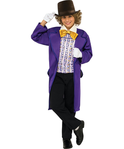 Willy Wonka Kids Costume front