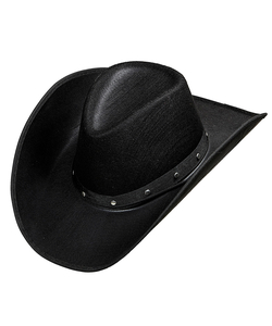 black cowboy hat