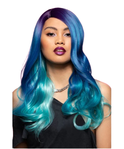Blue Manic Panic wig