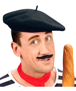 Black Beret - 100% Wool