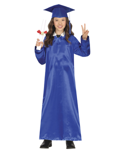 Blue Graduation Robe - girl
