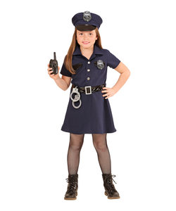 Police Girl Costume - Tween