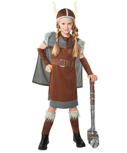 Viking Warrior Queen Costume - Kids