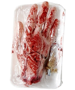 Packaged Bloody Cut-off Hand