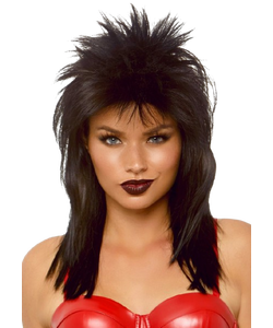 Black Rockstar Wig - Unisex