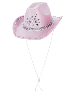 Pink Rhinestone Cowboy Hat