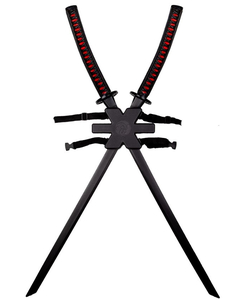 Ninja Backpack with 2 swords - Full View
