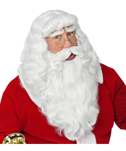 Santa Wig and Beard with Mustache Set