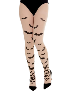 Opaque Tights with Bats
