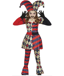 Diamond Harlequin Girls Costume - Kids
