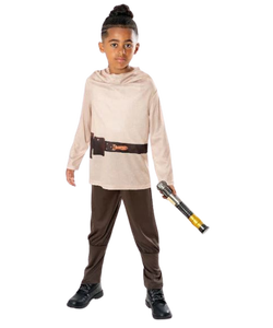 Obi-Wan Kenobi Costume with Lightsabre - Kids