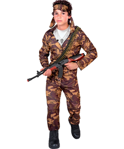 Kids Army Soldier Costume