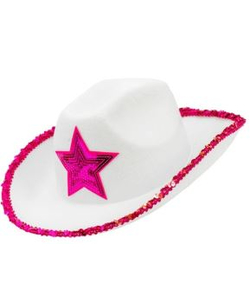 White cowgirl hat