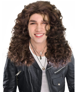 Hippie Rock Wig - Brown
