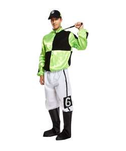 Green/Black Jockey Costume
