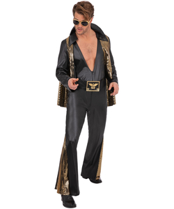 Elvis Black Jumpsuit