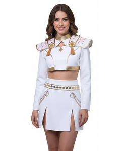Pop Star Demon Hunter - Adults White Stage Outfit
