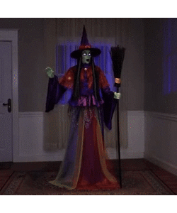 Sparkle Witch Halloween Animated Figure