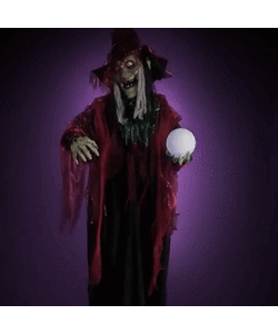 Animated Red Eye Witch