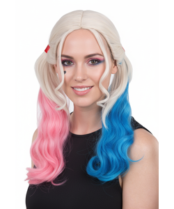Jester Girl Coloured Wig