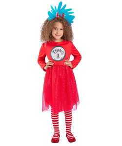 Dr. Seuss Cat In The Hat Thing 1 & 2 Dress