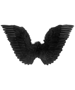 Bendable Featherd Wings - Black