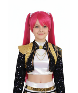 Pop Star Demon Hunter - Kids Black Stage Outfit