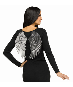 Silver Sequin Wings