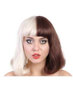 Brown and Blonde Short Straight Wig