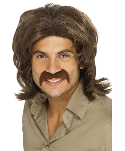 70s Retro Wig - Brown