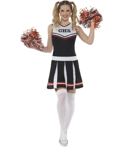 Cheerleader Black Costume