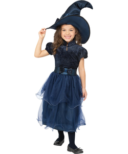 Deluxe Blue Midnight Witch Costume