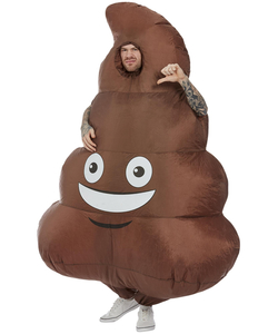 Inflatable poop costume