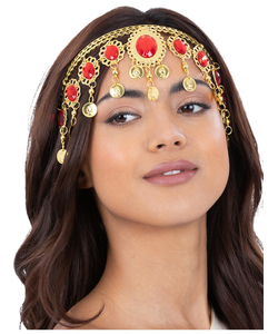 Grecian Gold & Ruby Headdress