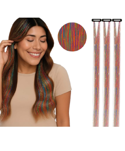 Tinsel Hair Extensions - Multicolour