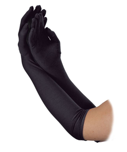 Ladies Long Gloves - Black