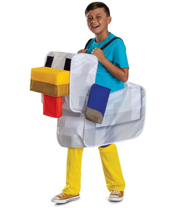 Minecraft Chicken Jockey Pop Out Ride Costume