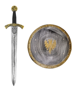 Medieval Knight Shield & Sword