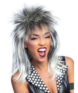 Rock Diva Wig - Blonde/Black