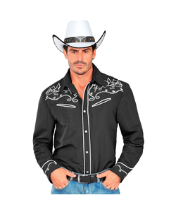 Black Western Cowboy Shirt