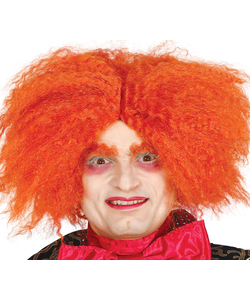 Orange Hat Maker Wig