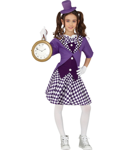 Purple Crazy Hat Girl - Tween