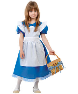Blue Little Girl Costume - Tween