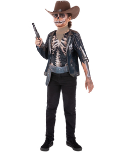 Skeleton Cowboy Costume - Tween