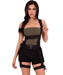 Utility Body Harness with Garter and Pockets