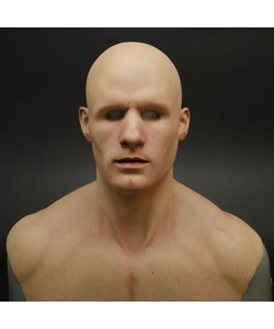 Young Man Overhead Latex Mask