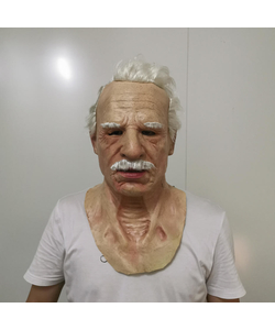 Old Man Overhead Latex Mask