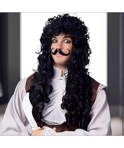 Long Pirate Captain Wig