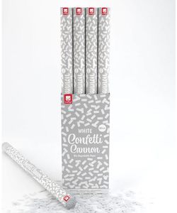 White Confetti Cannon 80cm